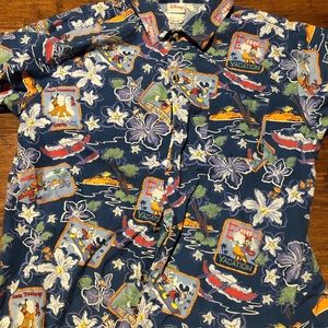 Disney Hawaiian shirt Large